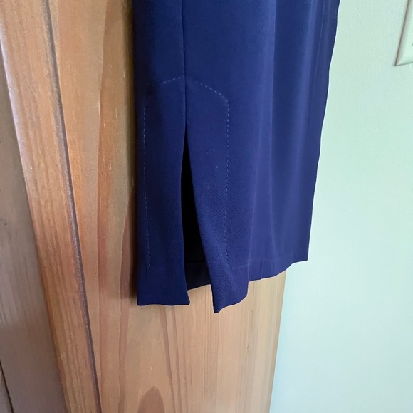 Theory Saturnina NP Shift Dress, Storm Navy, Size P (XS) , NWT - Picture 5 of 11